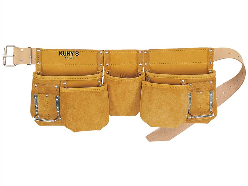 AP-630 Carpenter's Apron Full Grain Leather KUNAP630