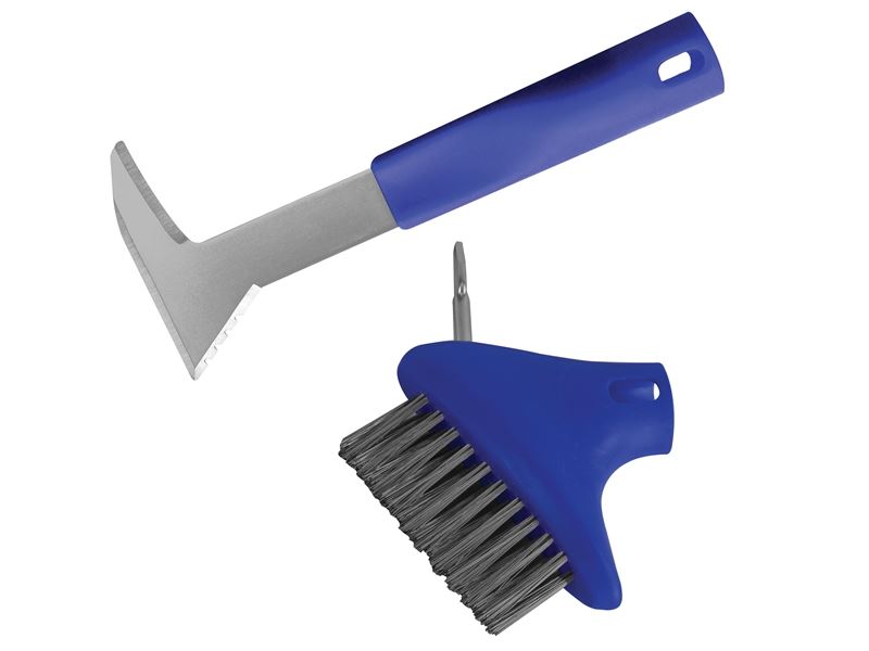 Auto-Lock Patio Steel Brush & Weeder FAIPATKIT