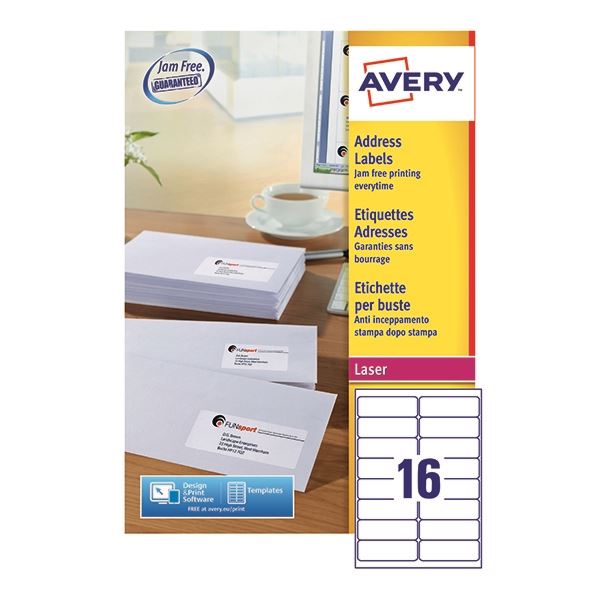 Avery 99.1 X 34Mm Lsr Addr Lab - AV00843