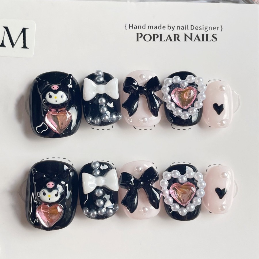 B050 Kuroki Y2K Short Nails