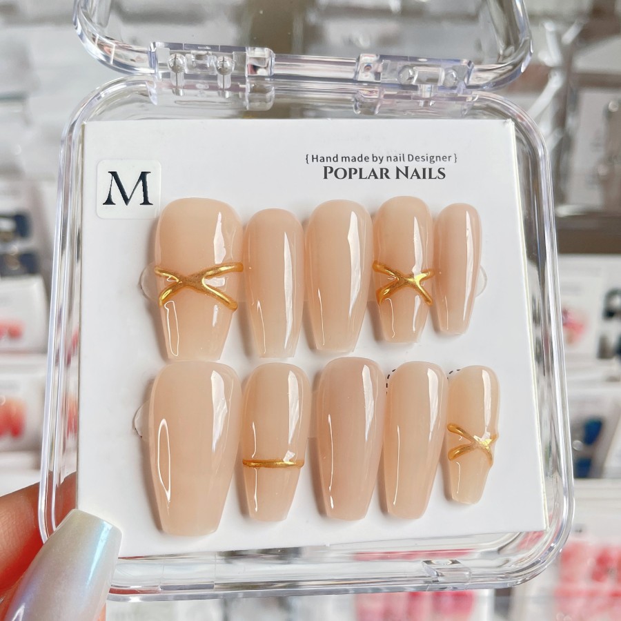 B054 Oat Natural Fresh Minimalism Press-on Nails