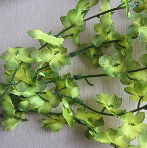 Click to view product details and reviews for Best Artificial 80cm Silk Trailing Vine Flower Plant Wedding Garland Ivy Green.