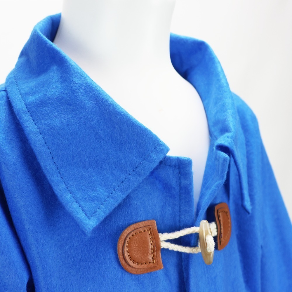 Kids Mischievous Rabbit Costume | 4 Pcs | Blue Jacket, Ears, Tail & Grey Face Paint