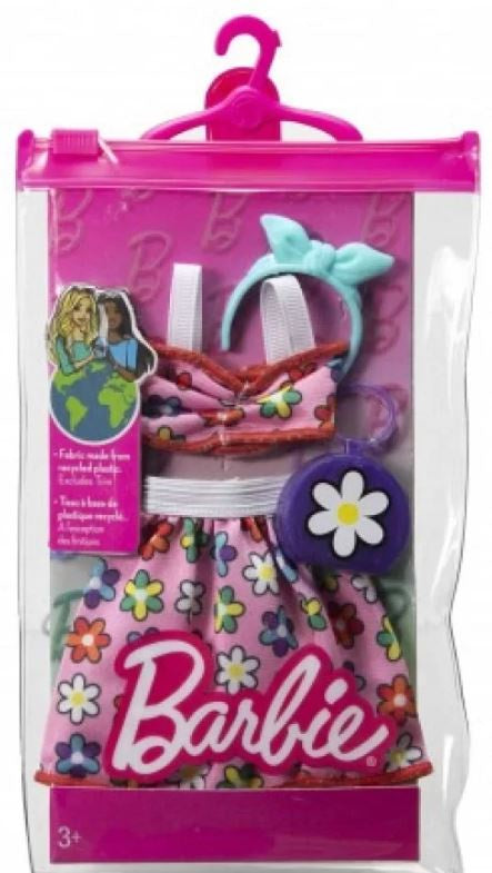 Click to view product details and reviews for Barbie Fashion Outfit Flowery Dress And Accessories.