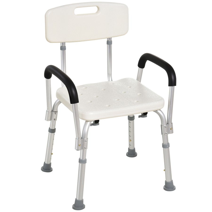 Click to view product details and reviews for Homcom Light Weight Aluminum Shower Bench Portable Lift Chair W Back Armrest.