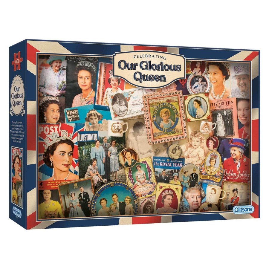 Click to view product details and reviews for Our Glorious Queen Jigsaw Puzzle Royal Celebration 1000 Pieces.