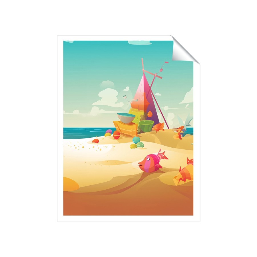 Click to view product details and reviews for Fish On A Beach Holiday Art Prints 8 X 10 No Frame.
