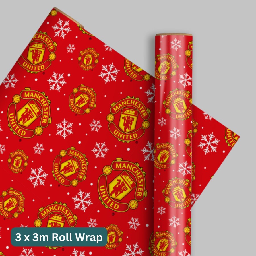 Click to view product details and reviews for Manchester United Fc Christmas 3m Roll Wrapping Paper 3 Pack Bundle.