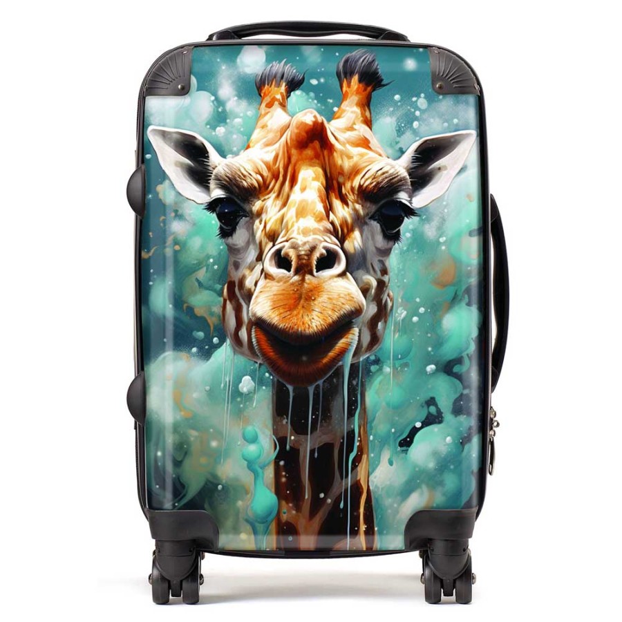 Click to view product details and reviews for Splashart Giraffe Face Suitcase Cabin.