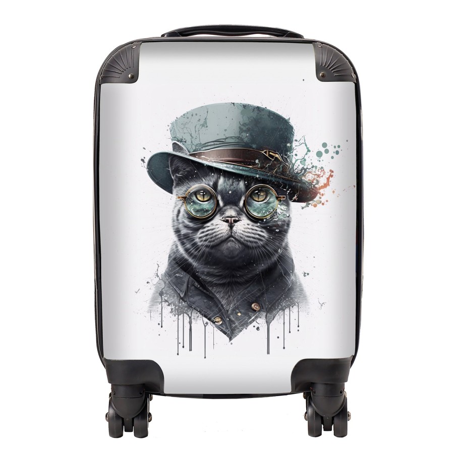 Click to view product details and reviews for British Shorthair Cat Splashart Suitcase Mini Cabin.