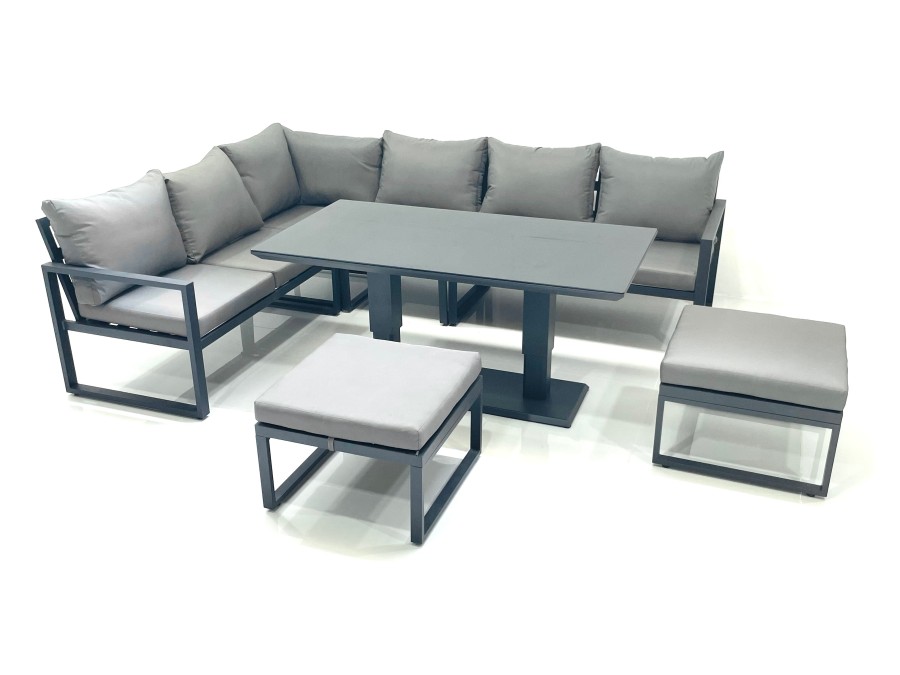 Click to view product details and reviews for Fimous Aluminum Outdoor Garden Furniture Set Corner Sofa 2 Big Footstools Adjustable Rising Lifting Dining Table Sets Dark Grey. Click to view product details and reviews for Fimous Aluminum Outdoor Garden Furniture Set Corner Sofa 2 Big Footstools Adjustable Rising Lifting Dining Table Sets Dark Grey.