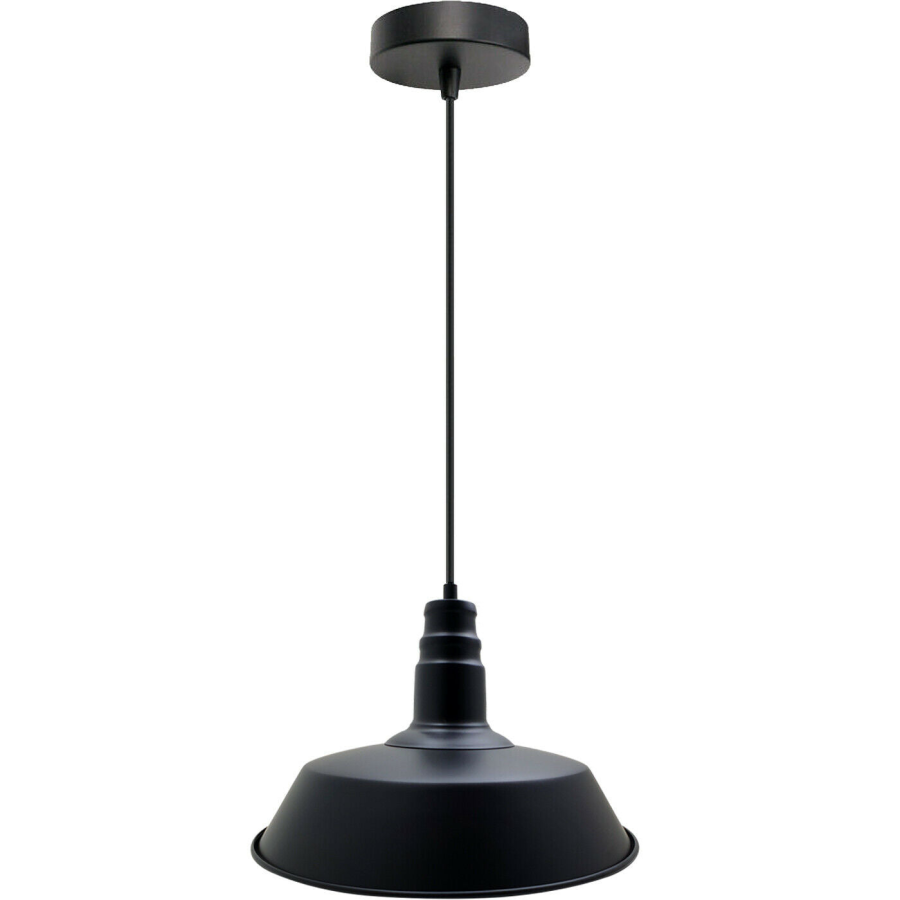 Click to view product details and reviews for Vintage Style Metal Ceiling Light Pendant Lamp Shades Black2460.