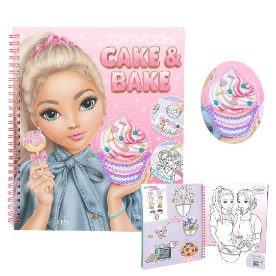 Top Model Notebook Candy TopModel Cake and Bake Sticker and Activity Book | Cazaar