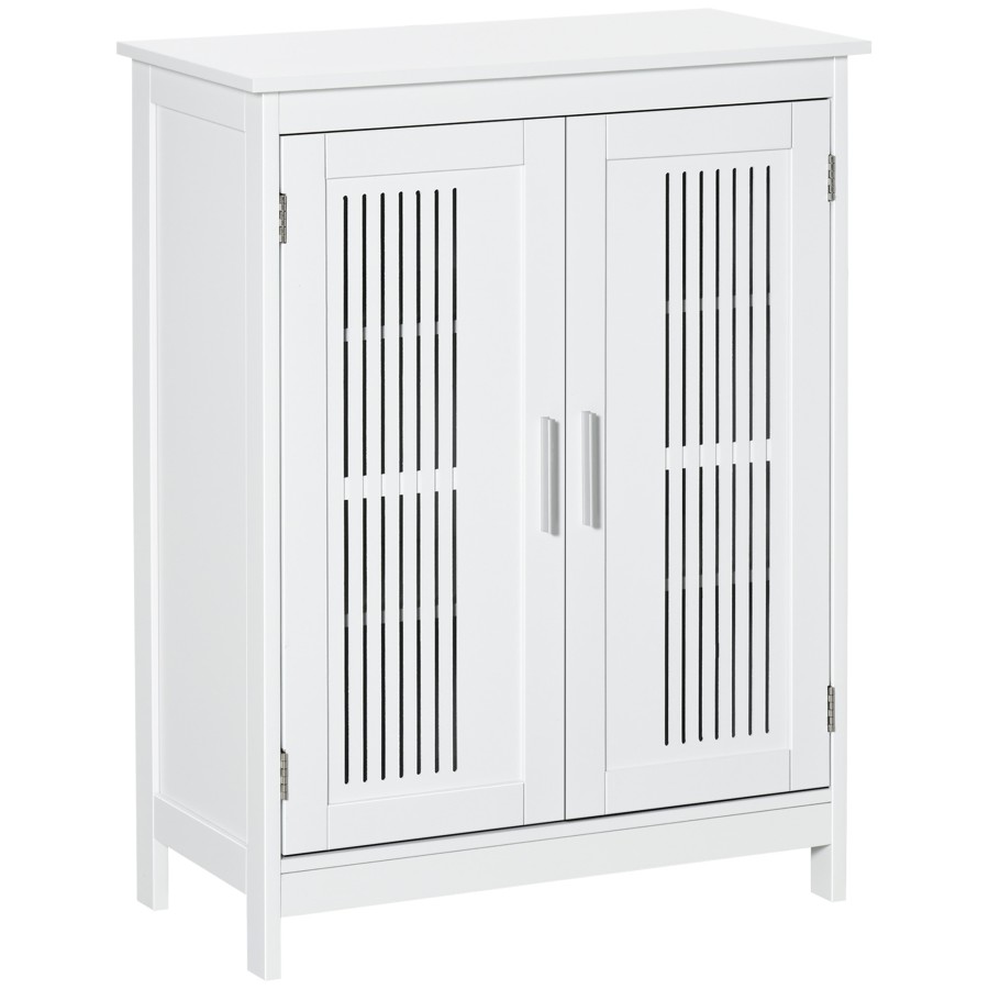 Click to view product details and reviews for Kleankin Narrow Bathroom Cabinet Slim Bathroom Storage Unit With Adjustable Shelves Freestanding Storage Cupboard 60 X 30 X 80 Cm White.