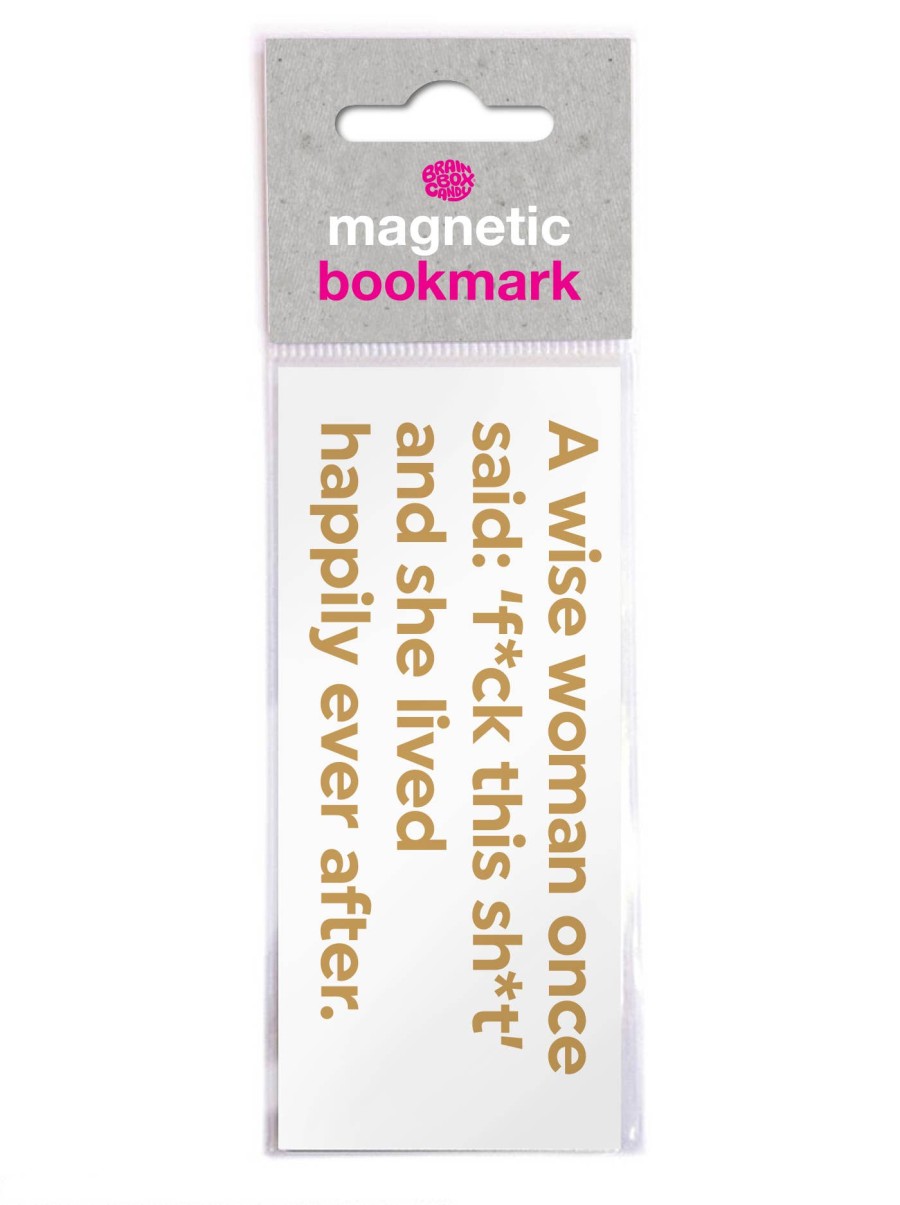 Funny Magnetic Bookmark - A Wise Woman Bookmark