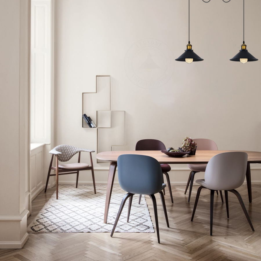Click to view product details and reviews for Ledsone Industrial Vintage Black 2 Way Retro Industrial Ceiling E27 Hanging Lamp Pendant Light3511.