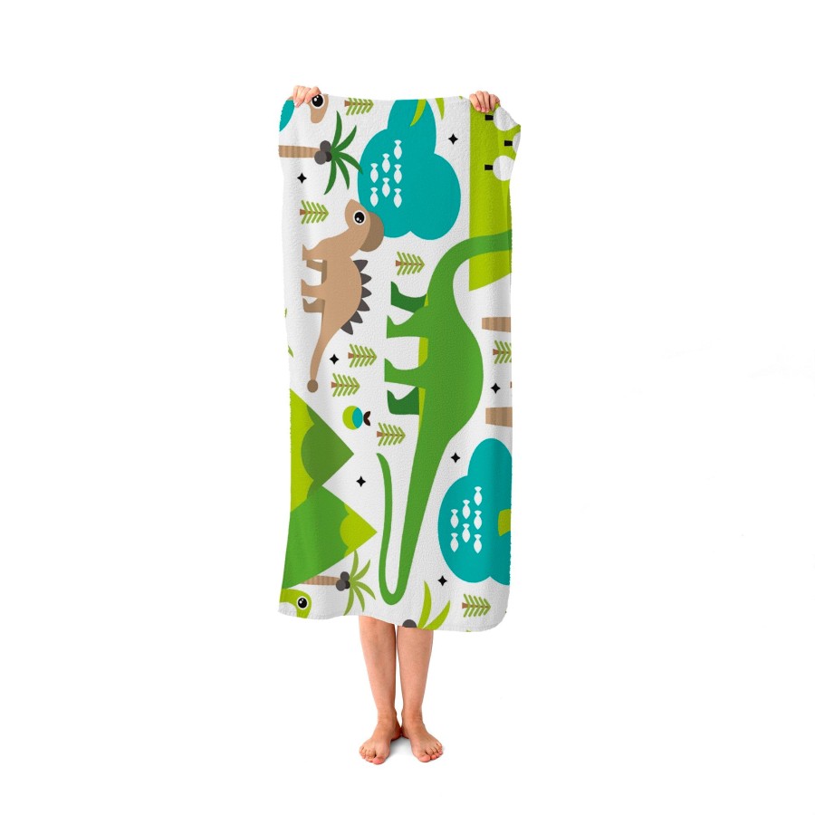 Click to view product details and reviews for Baby Dinosaur Print Beach Towel.