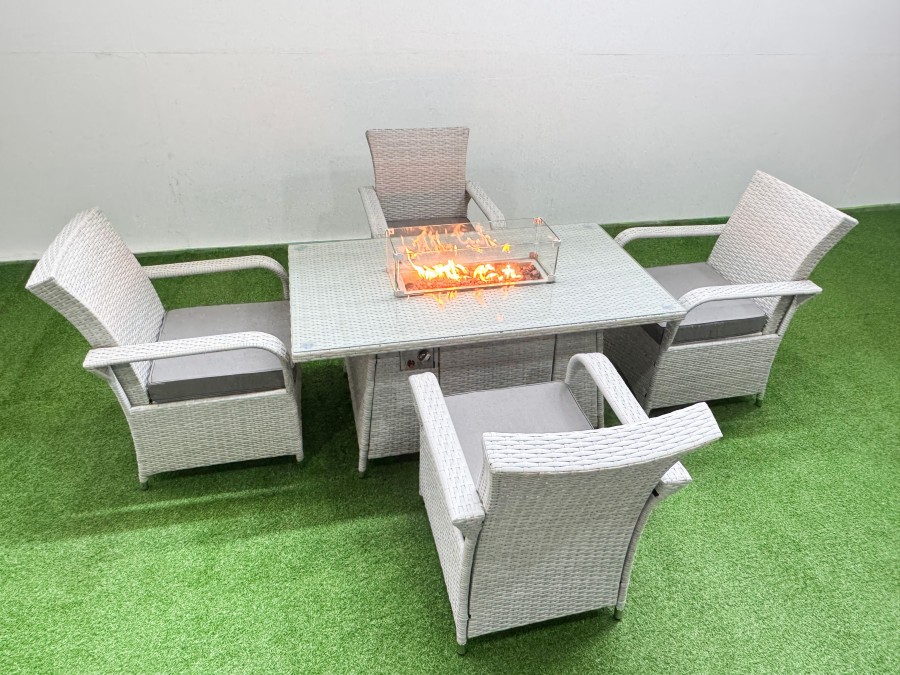 Click to view product details and reviews for Fimous Outdoor Rattan Garden Furniture Set Patio 4 Chairs Plus Gas Fire Pit Table Sets Light Grey Mixed. Click to view product details and reviews for Fimous Outdoor Rattan Garden Furniture Set Patio 4 Chairs Plus Gas Fire Pit Table Sets Light Grey Mixed.