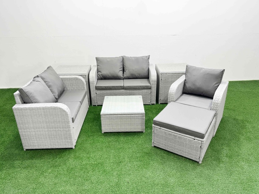 Click to view product details and reviews for Fimous High Back Poly Rattan Garden Furniture Set With Reclining Chair Loveseat Sofa Square Coffee Table Indoor Outdoor Patio Set Big Stool 2 Side Ta. Click to view product details and reviews for Fimous High Back Poly Rattan Garden Furniture Set With Reclining Chair Loveseat Sofa Square Coffee Table Indoor Outdoor Patio Set Big Stool 2 Side Ta.