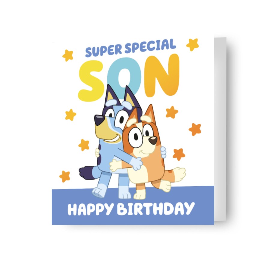 Click to view product details and reviews for Bluey Super Special Son Birthday Card.