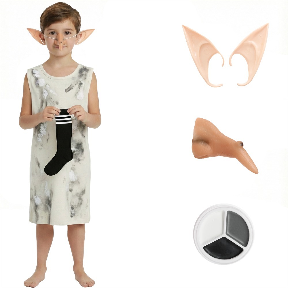 Click to view product details and reviews for Kids Magical Elf Costume 5 Pcs Oversized Vest Ears Nose Face Paint Socks Large. Click to view product details and reviews for Kids Magical Elf Costume 5 Pcs Oversized Vest Ears Nose Face Paint Socks Large.