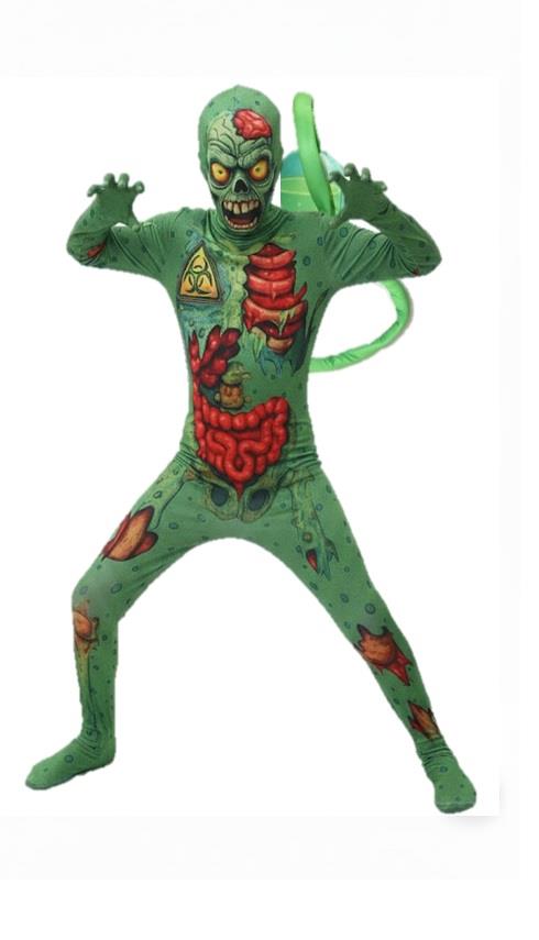 Click to view product details and reviews for A2z 4 Kids Burnt Zombie Halloween Fancy Costume For Boys Girls Scary Undead 12 14 Years Burnt Zombie.