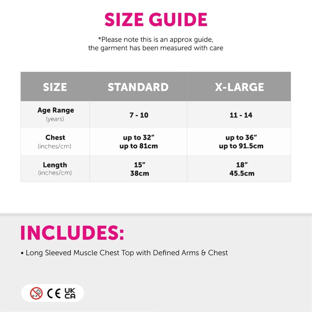 Childs Nude Muscle Chest