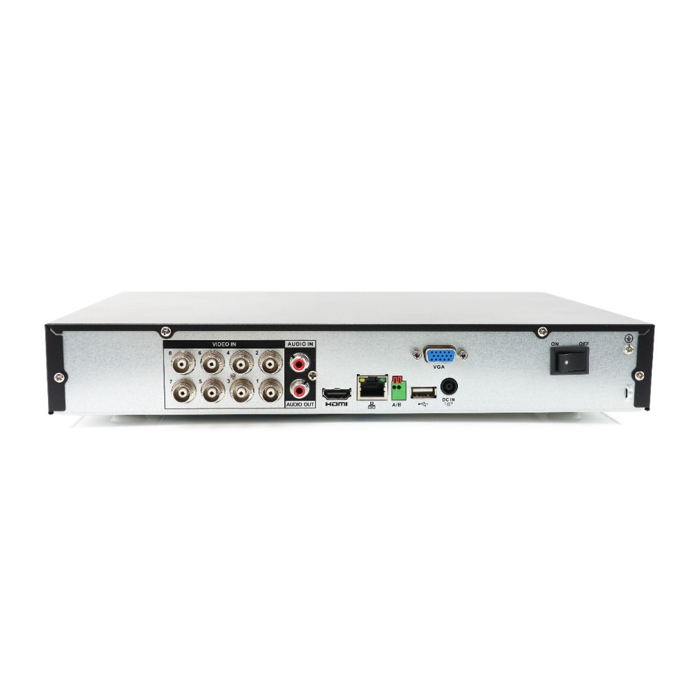 Dahua 8-Channel Compact Hybrid DVR DH-XVR5108H-X-8P – Penta-brid H.265+ CCTV Recorder