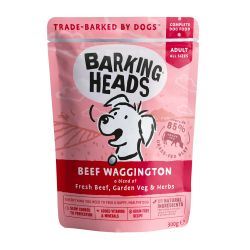 Click to view product details and reviews for Barking Heads Beef Waggington 300g 437021.