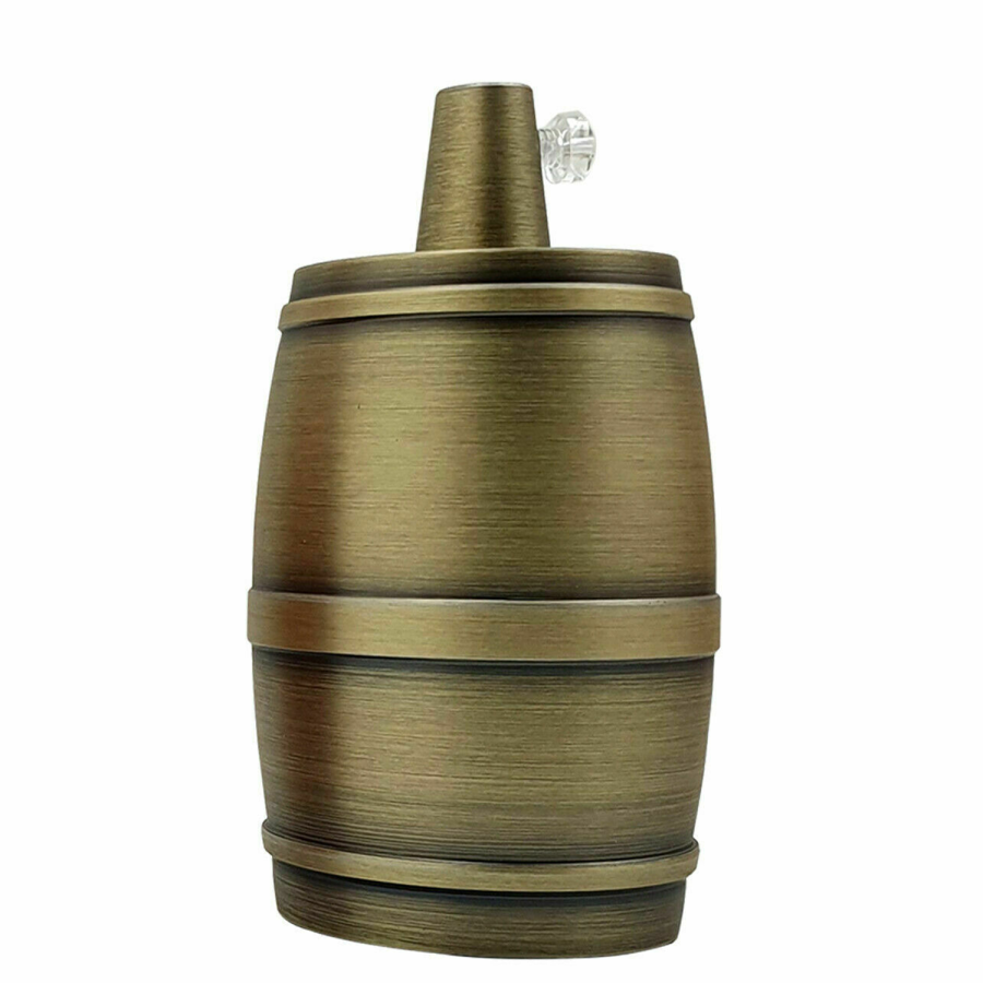 Ledsone Barrel Holder Yellow Brass Antique E27 Lamp Holder~2718