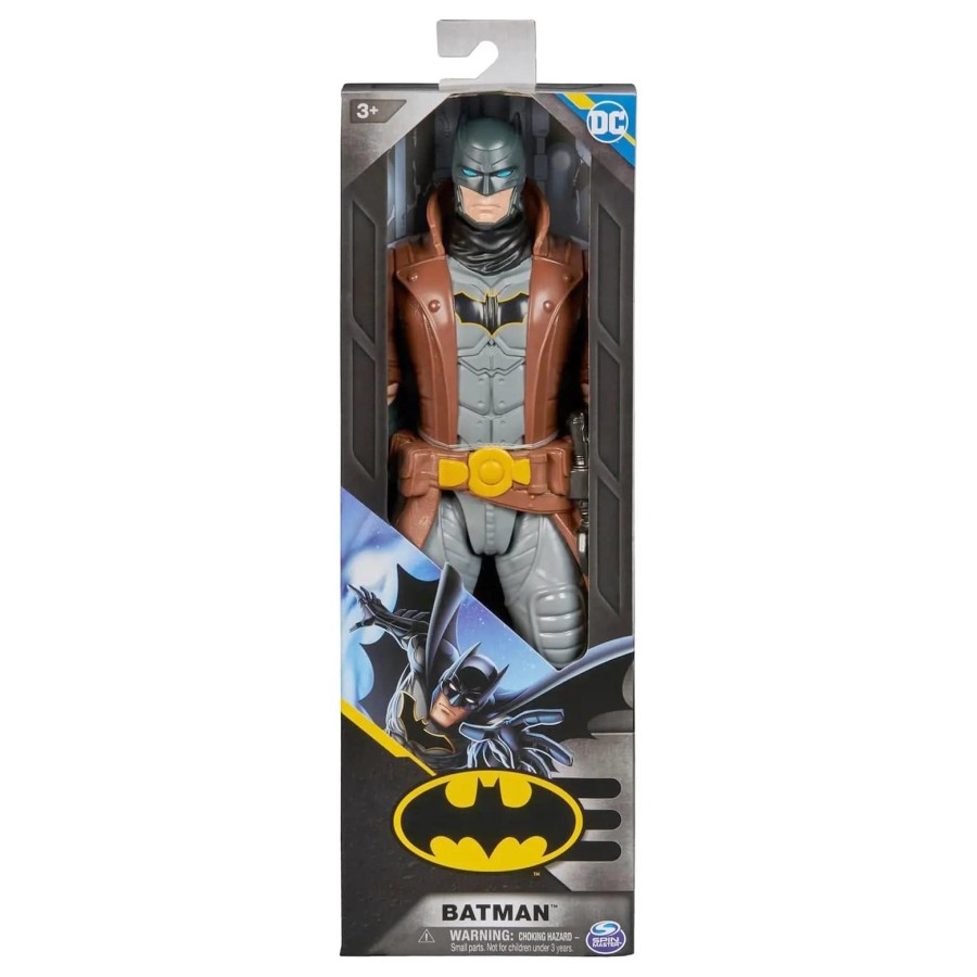 Batman Action Figure Brown Coat DC Comics Collectible 30cm