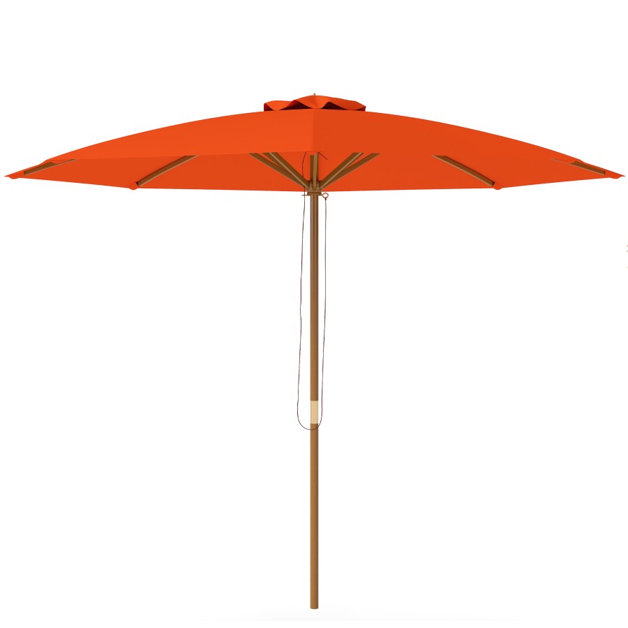 Click to view product details and reviews for Outsunny 3m Garden Parasol Pulley Operated Patio Umbrella Wooden Parasol Table Market Umbrella With Rope Pulley Mechanism And 8 Ribs Orange.