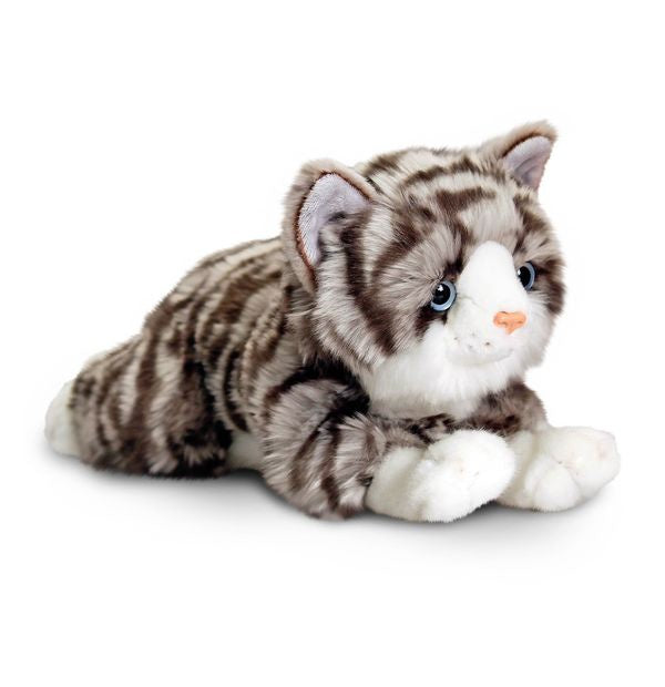Plush Cat - Cuddle Kitten - Grey (32cm)