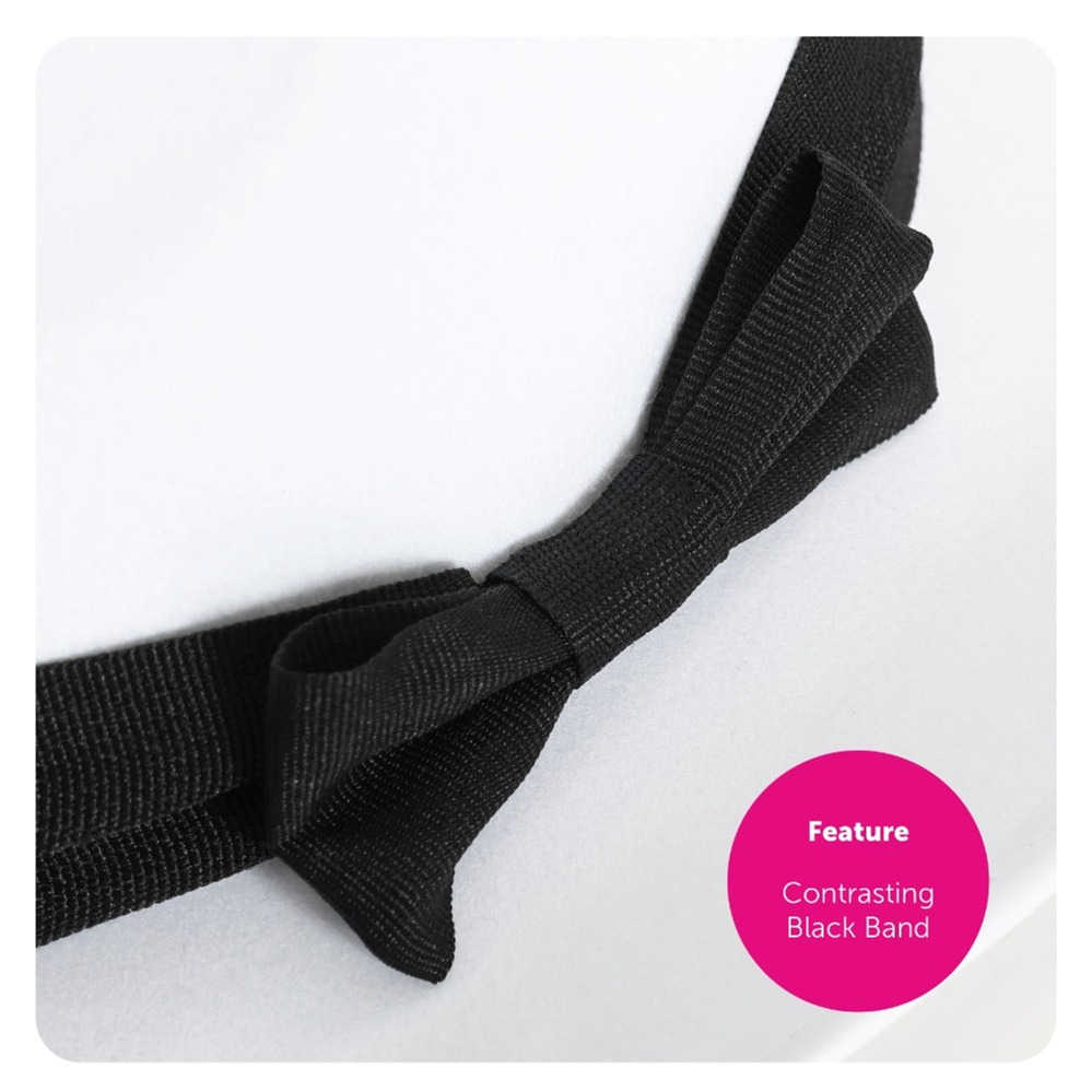 Childs White Gangster Trilby Hat