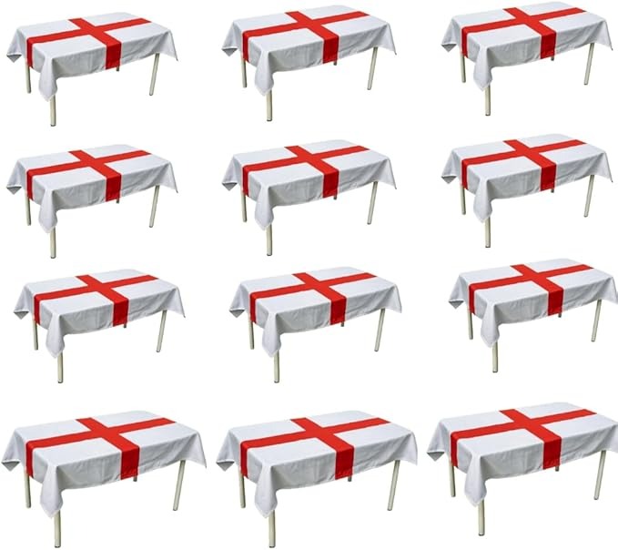 Click to view product details and reviews for England Flag Table Cover St George’s Cross Pack Of 12.