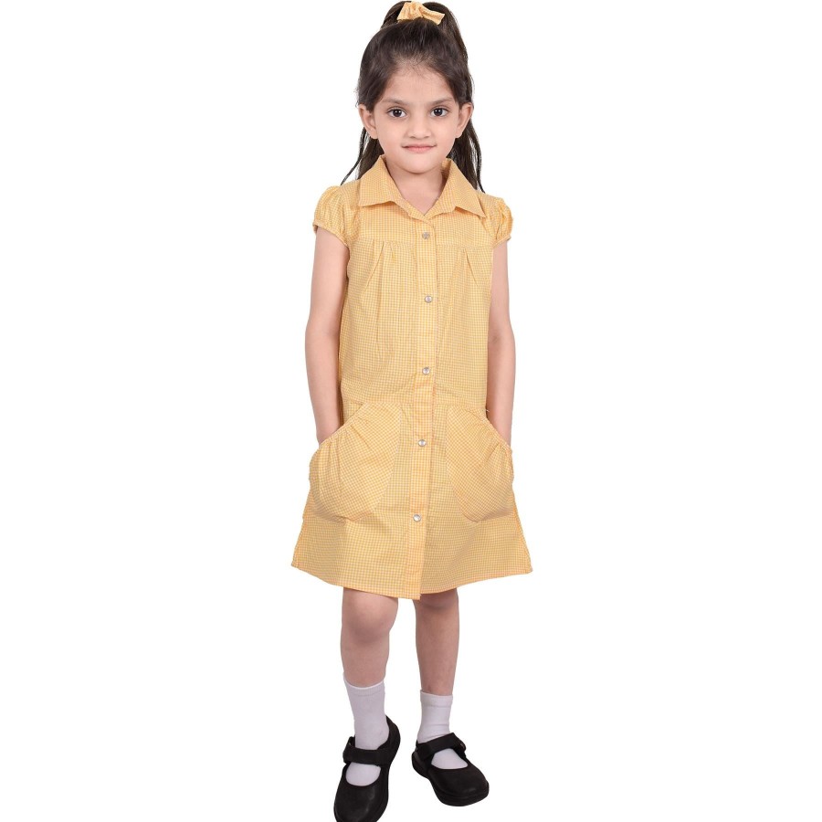 Click to view product details and reviews for Girls Uniform School Dress Gingham Check Printed Dress With Matching Scrunchies 13 14 Years Yellow. Click to view product details and reviews for Girls Uniform School Dress Gingham Check Printed Dress With Matching Scrunchies 13 14 Years Yellow.