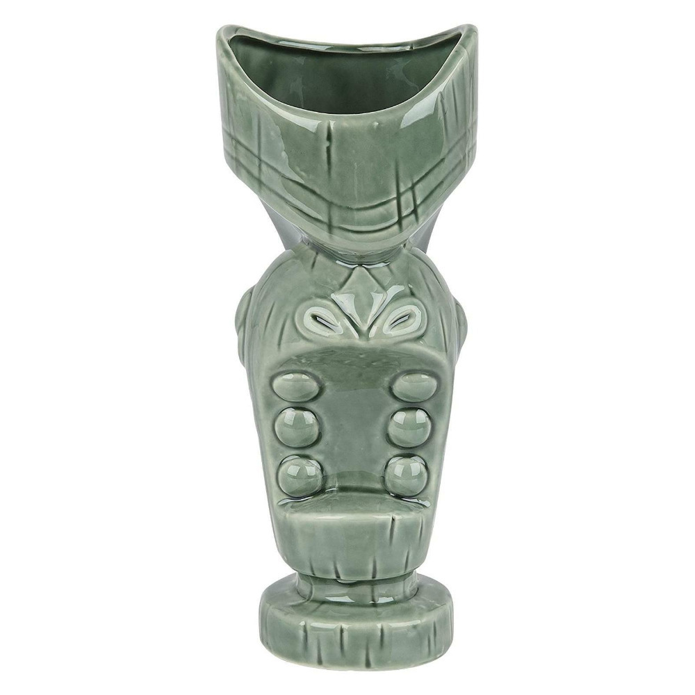 Beaumont Tropical Home Bar Accessories Ceramic Cocktail Large Mouth Tiki Cup