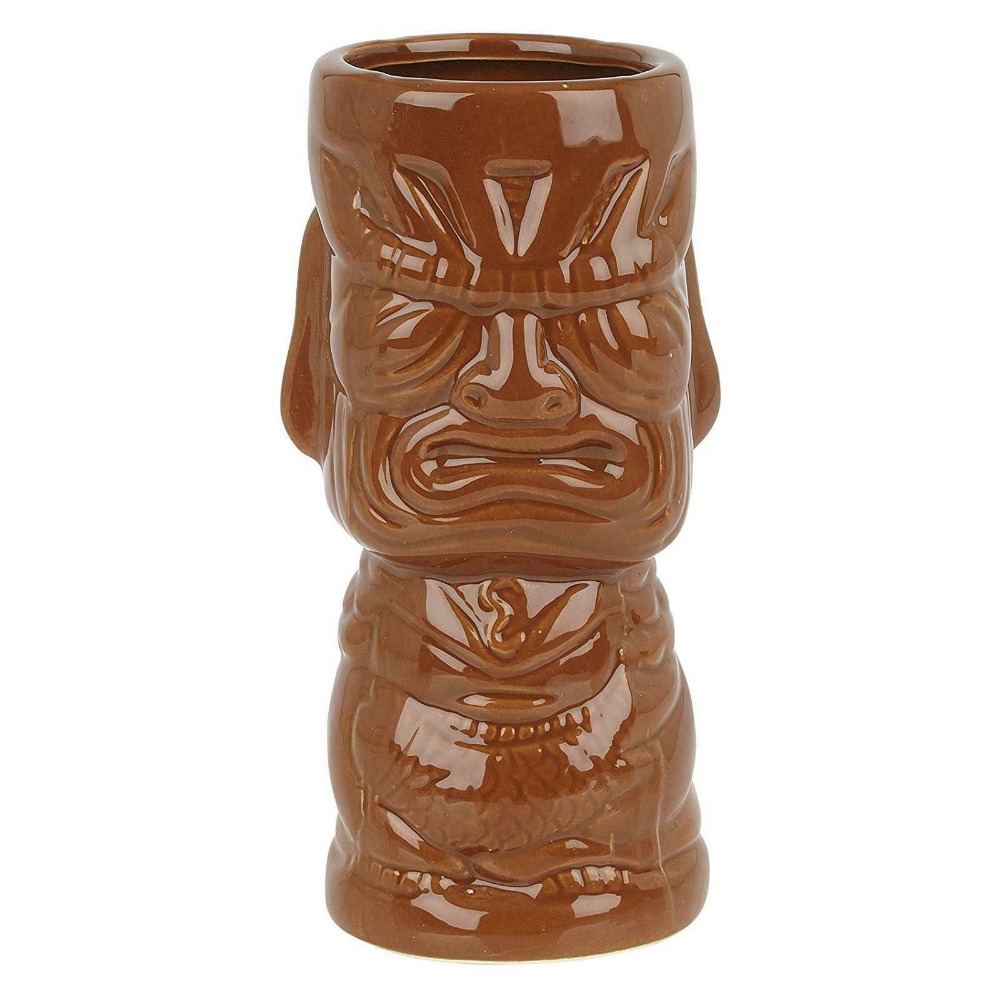 Beaumont Tropical Home Bar Accessories Ceramic Cocktail Molokai Tiki Cup 360ml
