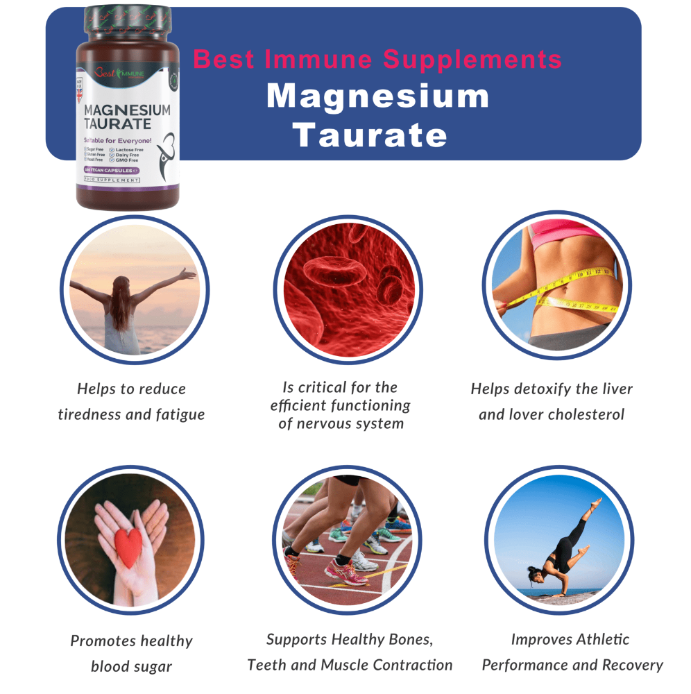 Best Immune supplement natural magnesium taurate - what for
