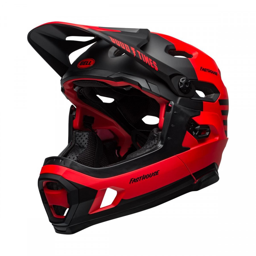 Click to view product details and reviews for Bell Super Dh Mips Mtb Helmet 2020 Fasthouse Matte Red Black L 58 62cm Beh7113176.