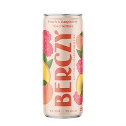 Berczy Peach & Raspberry Hard Seltzer 250ml - BZY2