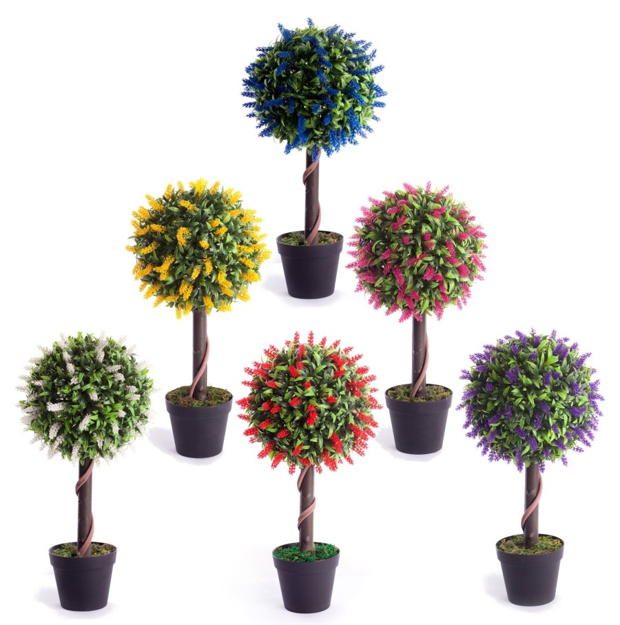 Best Artificial 2ft - 60cm Lavender Ball Tree