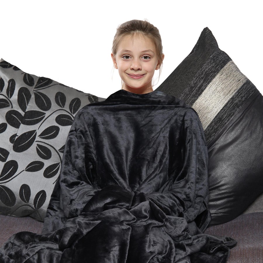 Click to view product details and reviews for Unisex Girls Boys Wearable Snuggle Blanket With Sleeves Super Soft Warm Fleece One Size Black. Click to view product details and reviews for Unisex Girls Boys Wearable Snuggle Blanket With Sleeves Super Soft Warm Fleece One Size Black.