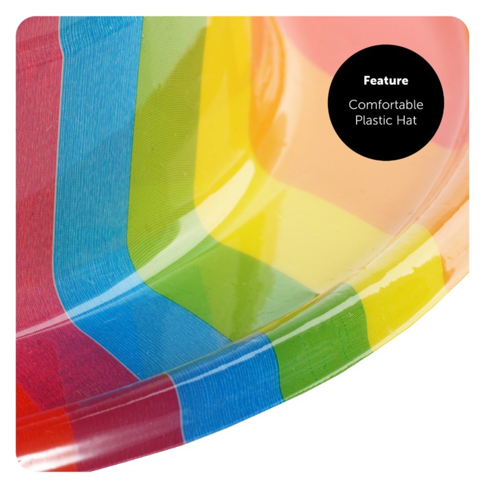 Adults Rainbow Top Hat – Pride Celebration Accessory for Parades & Summer Events