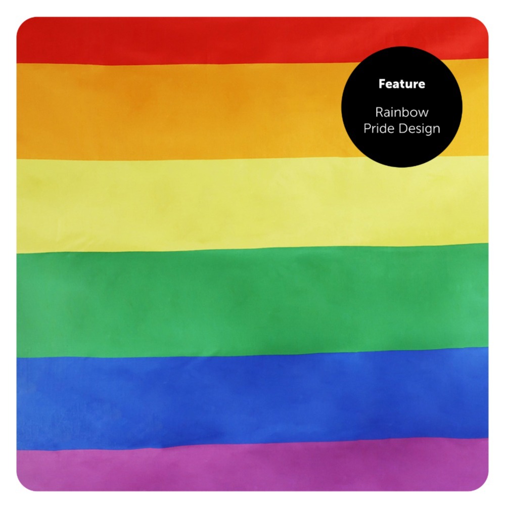 WHOLESALE Pack of 200 Rainbow Pride Cape Flags