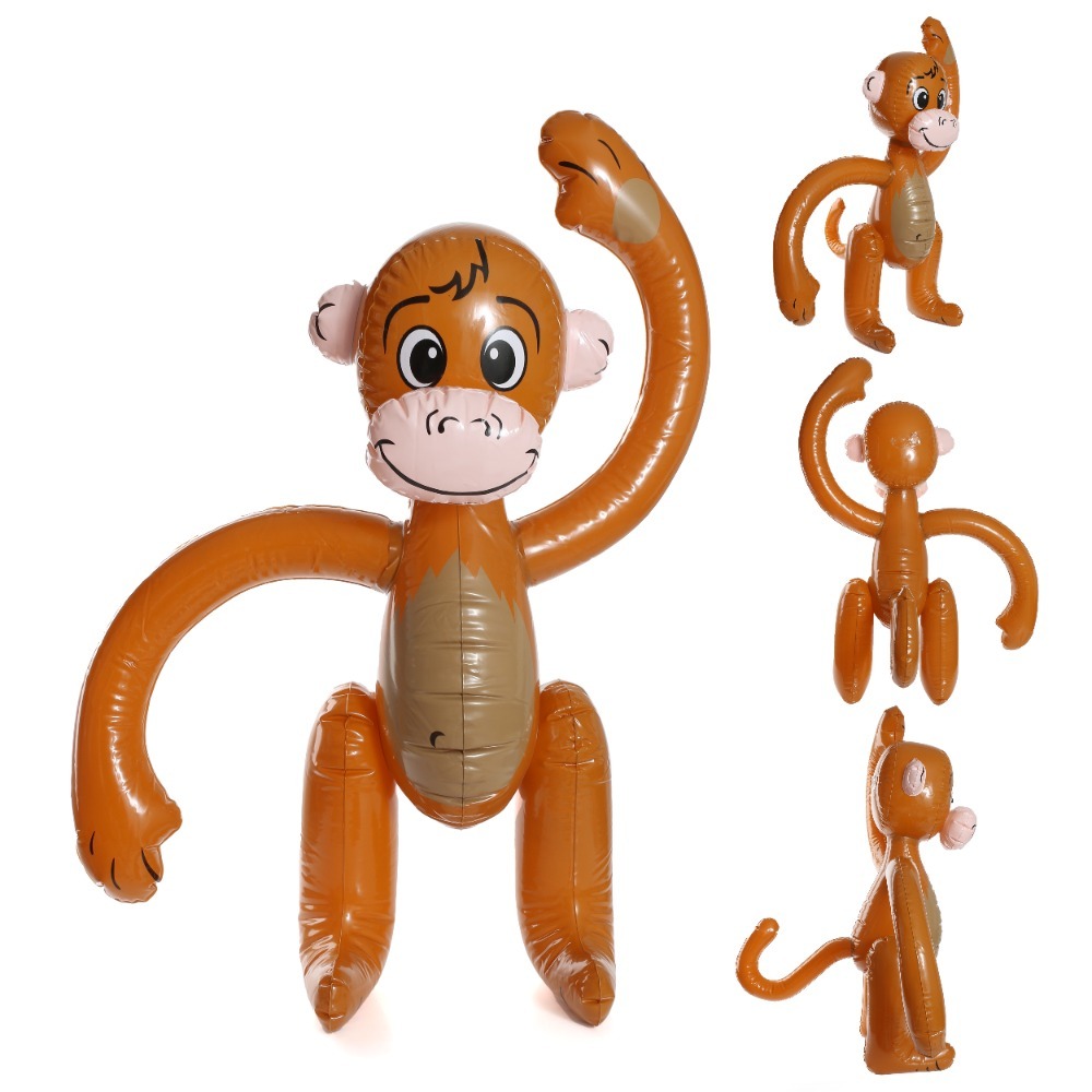 Click to view product details and reviews for Inflatable Monkey 58cm â Jungle Theme Blow Up Animal For Party Decorations Photo Booth Fun Pack Of 1.