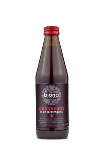 Biona  Cranberry Juice - 100% Pure - 330ml - 11606
