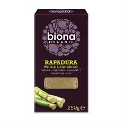 Biona Organic Rapadura/Sucanat Wholecane Sugar 250g - BNA86