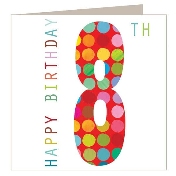 Birthday Card - Age 8
