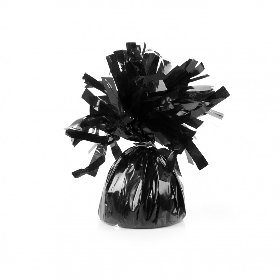 Click to view product details and reviews for Black Foil Balloon Weight.
